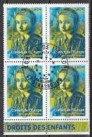 2023 - Y/T 184 - Timbres Service - OBL 1er JOUR - "UNIS POUR L’UKRAINE" - BLOC 4 ISSU FEUILLET - Used