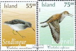 Island 1078-1079 (kompl.Ausg.) Postfrisch 2004 Vögel - Unused Stamps