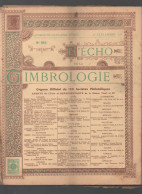 Revue L"ECHO DE LA TIMBROLOGIE Lot De 4 N°  De 1935 (voir Détails En Description)  (CAT6177) - French (until 1940)