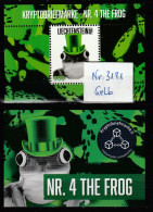 Liechtenstein 2023 Crypto Stamp Nr. 4 The Frog Virtueller Gelber Zylinder ** Postfrisch - Neufs