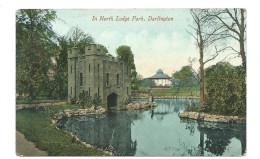 Durham Postcard Darlington Posted 1919 In North Lodge Park Darlington - Darlington