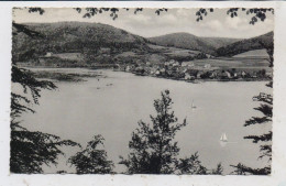 3546 VÖHL - HERZHAUSEN Am Edersee, Blick über Dorf Und See, 1954 - Waldeck
