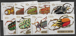Burundi Airmails Insects Set Mnh ** 37 Euros 1970 - Unused Stamps