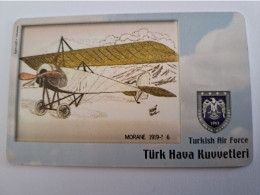 TURKIJE / 50 UNITS/ CHIPCARD/ TURKISH AIR FORCE  / DIFFERENT PLANES /        Fine Used Card  **15378** - Turkey