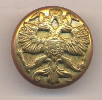 Buttons.Russian Empire. With Applied Eagle, Gilding. Early 19th Century. 22 Mm. Rarity! - Botones