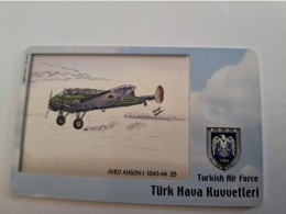 TURKIJE / 50 UNITS/ CHIPCARD/ TURKISH AIR FORCE  / DIFFERENT PLANES /        Fine Used Card  **15398** - Turkije