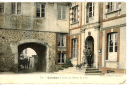 CONCHES SORTIE DE L'HOTEL DE VILLE 1905 - Conches-en-Ouche