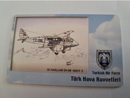 TURKIJE / 50 UNITS/ CHIPCARD/ TURKISH AIR FORCE  / DIFFERENT PLANES /        Fine Used Card  **15404** - Turkije