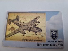 TURKIJE / 50 UNITS/ CHIPCARD/ TURKISH AIR FORCE  / DIFFERENT PLANES /        Fine Used Card  **15426** - Turkije