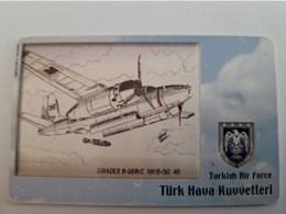 TURKIJE / 50 UNITS/ CHIPCARD/ TURKISH AIR FORCE  / DIFFERENT PLANES /        Fine Used Card  **15446** - Turchia