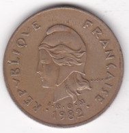 Polynésie Française . 100 Francs 1982 , Cupro-nickel-aluminium, Lec# 128 - Frans-Polynesië