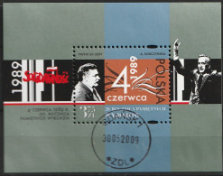 Polen 2009, Gestempeld USED, Lech Wałęsa, Politician, Nobel Peace Prize 1983 - Used Stamps