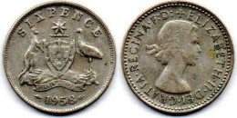 MA 24748 /  Australie - Australia 6 Pence 1958 TB+ - Sixpence