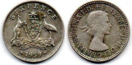 MA 24749 /  Australie - Australia 6 Pence 1959 TB+ - Sixpence