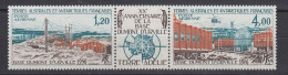 TAAF 1975 20 Ann. Base Dumont D'Urville 2v + Label ** Mnh  (BTA) - Oblitérés