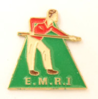 Pin's E.M.R.I - Le Joueur De Billard - M705 - Billard