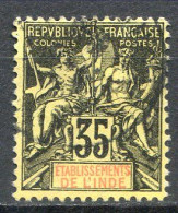 Réf 75 CL2 < -- INDE < N° 17 Ø < Oblitéré Ø Used -- > - Used Stamps