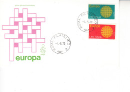 ITALIA  1970 - Sassone  1122/3 - Europa/CEPT - Annullo Speciale Roma - 1970