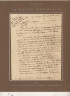 Collection Documents Autographes N°9 Lettre De BEAUMARCHAIS  Au Ministre De L Interieur - Magazines & Catalogs