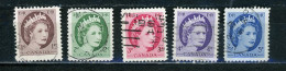 CANADA - ELISABETH II - N° Yvert 267+268+269+270+271 Obli. - Gebraucht