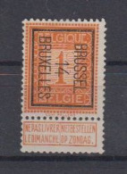 BELGIË - PREO - 1914 - Nr 45 B - BRUSSEL "14" BRUXELLES - (*) - Typografisch 1912-14 (Cijfer-leeuw)