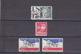 U S A -  O/ FINE CANCELLED - AIRMAIL - 1971/1973/1974 - STATUE OF LIBERTY, AIRMAIL LETTER, MEMORIAL,  Mi. 1044,1125,1128 - 3a. 1961-… Afgestempeld