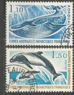 TAAF TIERRAS AUSTRALES Y ANTARTICAS FRANCESAS YVERT NUM. 64/65 SERIE COMPLETA USADA - Used Stamps