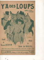 Partition Y A DES LOUPS  1923 - Presse-papiers