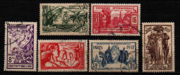 Inde - 1937 - Exposition Internationale De Paris  - N° 109 à 114 - Oblit - Used - Used Stamps