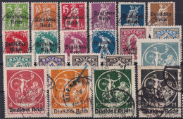 DEUTSCHES REICH 1920 - Canceled - Mi 119-138 - Complete Set! - BAYERN-ABSCHIED - Neufs