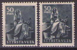 ITALIA - Trieste-Zona B - 1950/1951  Mi 36,46  ANIMALS,ANIMALI DOMESTICI - MNH**  VF - Mint/hinged