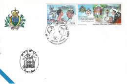 San Marino 2006 Fdc  Congiunta Con Lo S.M.O.M., Annullo Speciale, Bella - Brieven En Documenten