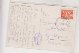 YUGOSLAVIA 1948 TPO  AMB-TRAIN Cancel GORICA.LJUBLJANA  Postcard - Covers & Documents