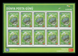 Turkey 2022 Mih. 4722 World Post Day (M/S) (UPU Joint Issue) MNH ** - Neufs