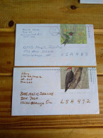 Canadá.postal Stationery Reduced Size.local Use Birds*2.reg Letter E7 Conmems For Postage 1or 2 Pieces - Covers & Documents