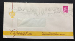 SPAIN, Cover With Special Cancellation « EXPO '92 », « TORREJON DE ARDOZ Postmark », 1988 - 1992 – Séville (Espagne)