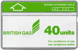 UK - Oil Rigs (L&G) - British Gas - Rough Storage Field - CUR010 - 229A - 40Units, 15.000ex, Used - Piattaforme Petrolifere