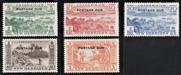 1957 New Hebrides (British) Postage Due Set (** / MNH / UMM) - Strafport