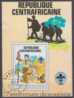 1982 Central African Republic 811/B163 Used 75 Years Of Scouting - Used Stamps