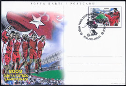 2002 Turkey Group Stage Match Vs. Costa Rica At FIFA World Cup In South Korea-Japan Commemorative Cancellation On PSC - 2002 – Corea Del Sud / Giappone