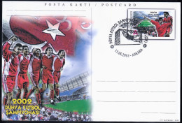 2002 Turkey Group Stage Match Vs. China At FIFA World Cup In South Korea-Japan Commemorative Cancellation On PSC - 2002 – Südkorea / Japan