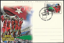 2002 Turkey Quarterfinal Match Vs. Senegal At FIFA World Cup In South Korea-Japan Commemorative Cancellation On PSC - 2002 – Südkorea / Japan