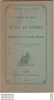 ECOLE DU GENIE ECOLE DE ROUTES  LIVRE DE L OFFICIER WW1 - Französisch