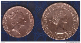 C1 GRANDE BRETAGNE Lot De 2 - PENNY 1966 Et 2 Pences 1997 Great Britain - 2 Pence & 2 New Pence