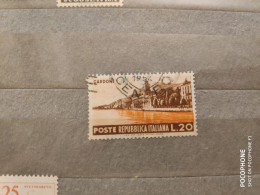 1954 Italia	River (F37) - Oblitérés (sans Tabs)