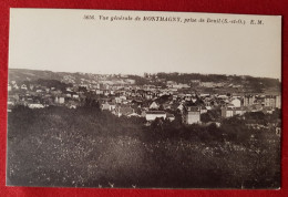 CPA Rétrécit - Vue Générale De Montmagny, Prise De Deuil -( S.-et-O.) - Montmagny