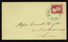 Lot # 026 1857, 3¢ Rose, Type I - Storia Postale