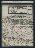 1944 Australia Airgraph Letter & Envelope RAAF Kodak House, London - Melbourne - Lettres & Documents