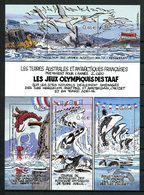 TAAF2002 Bloc N° 7 ** ( 340/343 ) Neuf MNH Superbe C 13 € Oiseaux Birds Poissons Fishes Crustacés Langoustes Animaux - Blocks & Kleinbögen