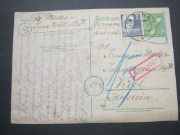 1948 , Ganzsache Aus  JENA Mit Nachporto , Taxe - Briefe U. Dokumente